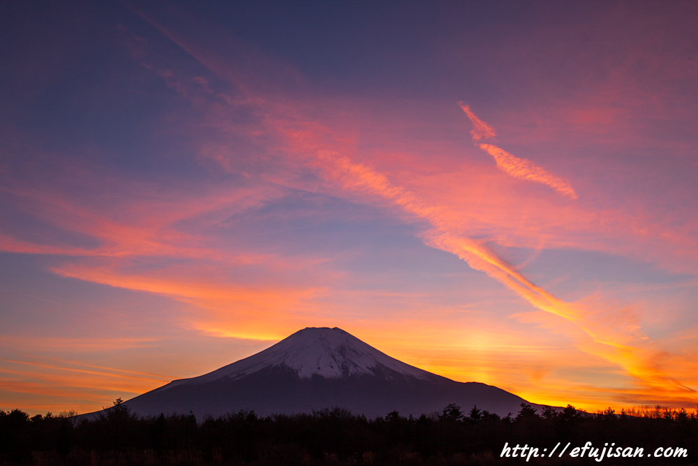 インスタ映えの富士山/朝焼け1/