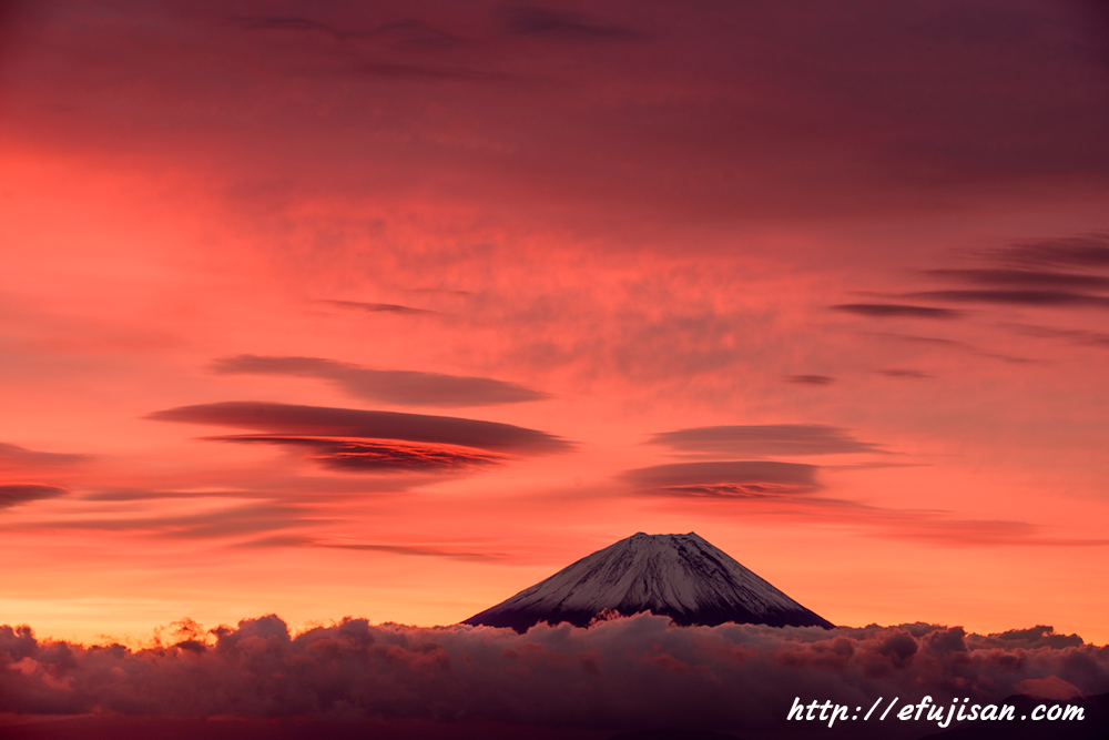 インスタ映えの富士山/朝焼け2/
