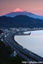 富士山写真｜夕日