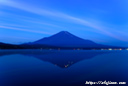 山梨県山中湖で撮影した逆さ富士