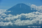 神奈川県乙女峠で撮影した夏の富士山